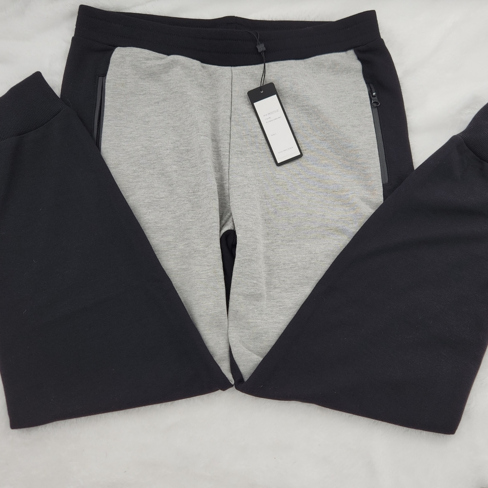 Maxsport Heather Gray and Black Joggers Womens Size Large